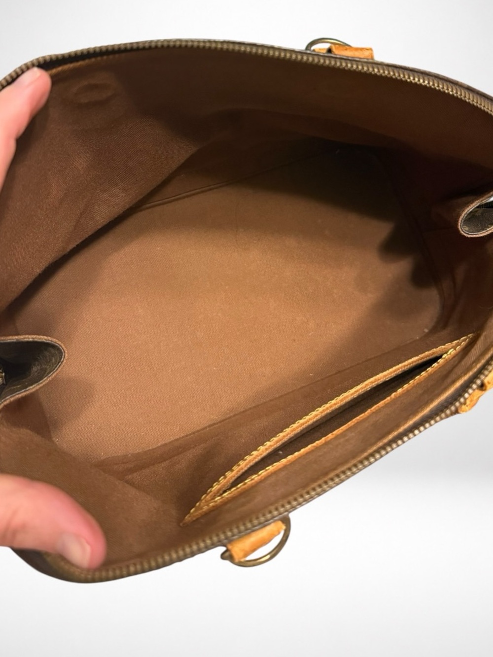 Louis Vuitton LV Authentic Alma PM Monogram Canvas Top Handle Satchel Bag France - Picture 13 of 17